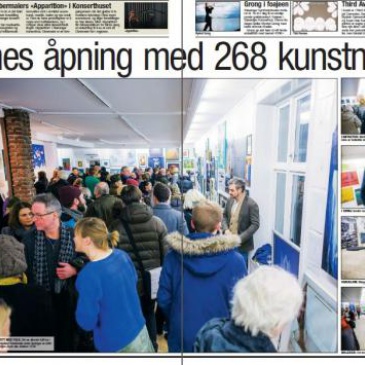 "Tidenens åpning med 268 kunstnere", RA Puls 18.01.2013